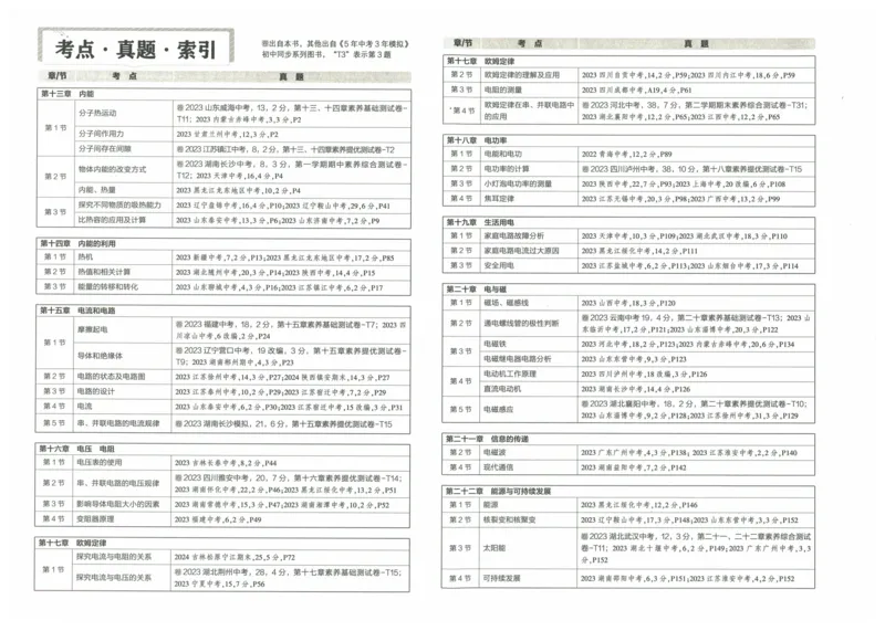 2025《53初中试卷》物理9全(人教版)_1、初中学习资料_24秋试卷_202553系列初中789年级上册《53初中试卷》大全套_2025《53初中试卷》9年级上册五科