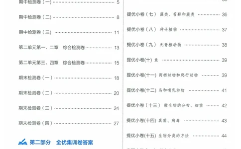 2025《53全优卷》生物7上(RJ)答案_1、初中学习资料_24秋试卷_（41205）期末冲刺2025《53全优卷》小四门7上(人教)_2025《53全优卷》生物7上(RJ)