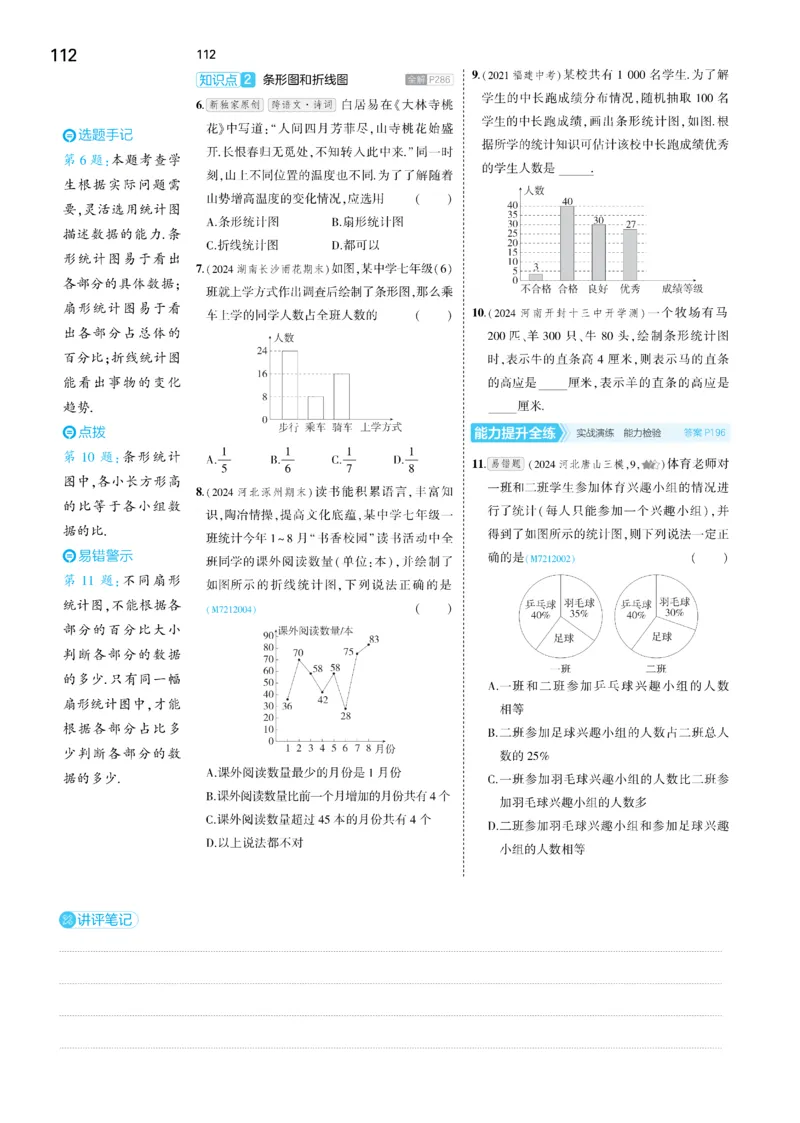 2025《5.3同步练习&bull;全练讲评去答案》数学七下(人教)_1、初中学习资料_24秋试卷_2025版《53&bull;初中同步》上册全科_53初中同步下册25春