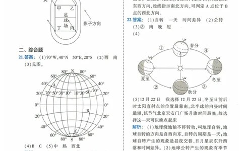 2025《53全优卷》地理7上(RJ)答案_1、初中学习资料_24秋试卷_（41205）期末冲刺2025《53全优卷》小四门7上(人教)_2025《53全优卷》地理7上(RJ)