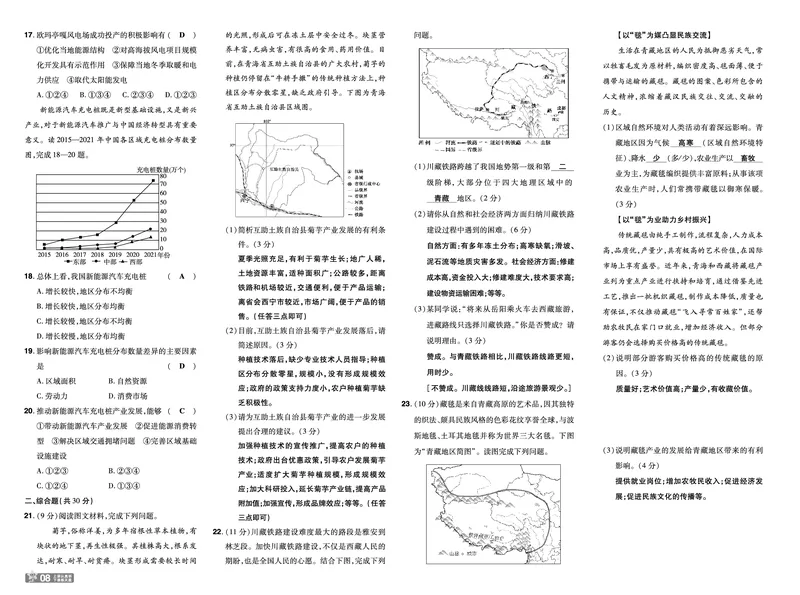 2025《初中地理&bull;一遍过》八下(人教)单元卷_1、初中学习资料_24秋试卷_2025春季初中《一遍过》下册_2025初中《一遍过》生物地理8年级下册_教学用书