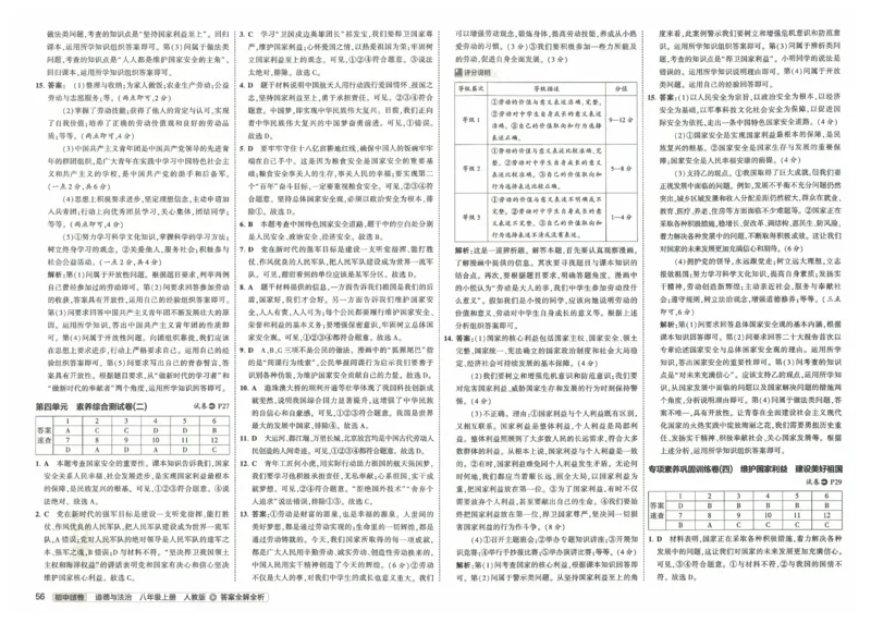 2025《53初中试卷》道法8上(人教版)_1、初中学习资料_24秋试卷_202553系列初中789年级上册《53初中试卷》大全套_2025《53初中试卷》8年级上册八科