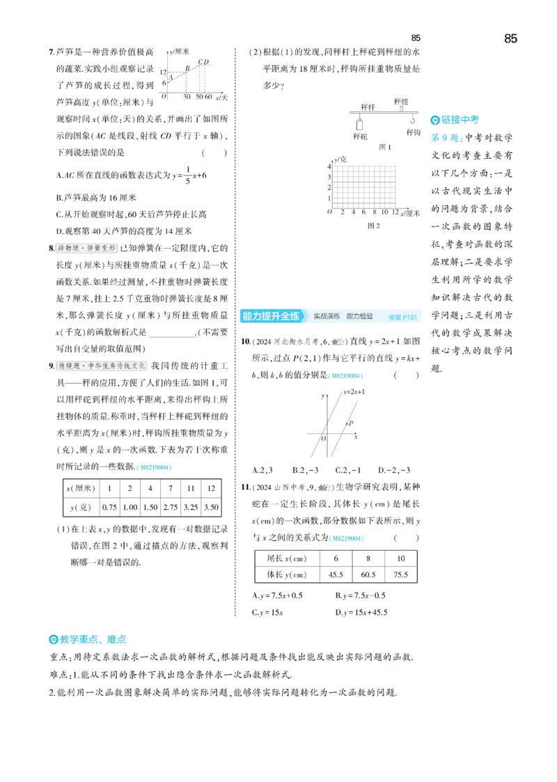 2025《5.3同步练习&bull;全练去答案》数学八下(人教)_1、初中学习资料_24秋试卷_2025版《53&bull;初中同步》上册全科_53初中同步下册25春_2025《5.3同步练习&bull;全练》数学8&9下(人教)讲评