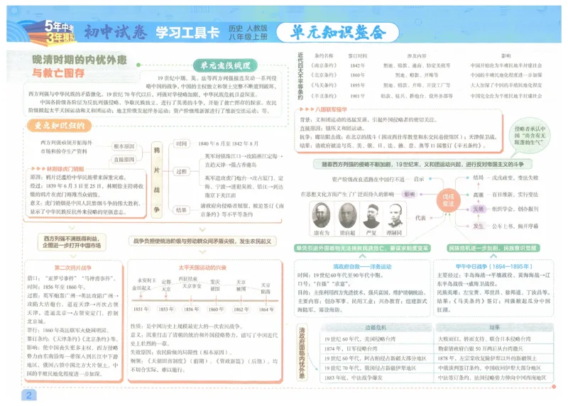 2025《53初中试卷》历史8上(人教版)_1、初中学习资料_24秋试卷_202553系列初中789年级上册《53初中试卷》大全套_2025《53初中试卷》8年级上册八科