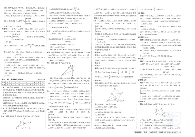 2025《53初中试卷》数学8上(人教版)_1、初中学习资料_24秋试卷_202553系列初中789年级上册《53初中试卷》大全套_2025《53初中试卷》8年级上册八科