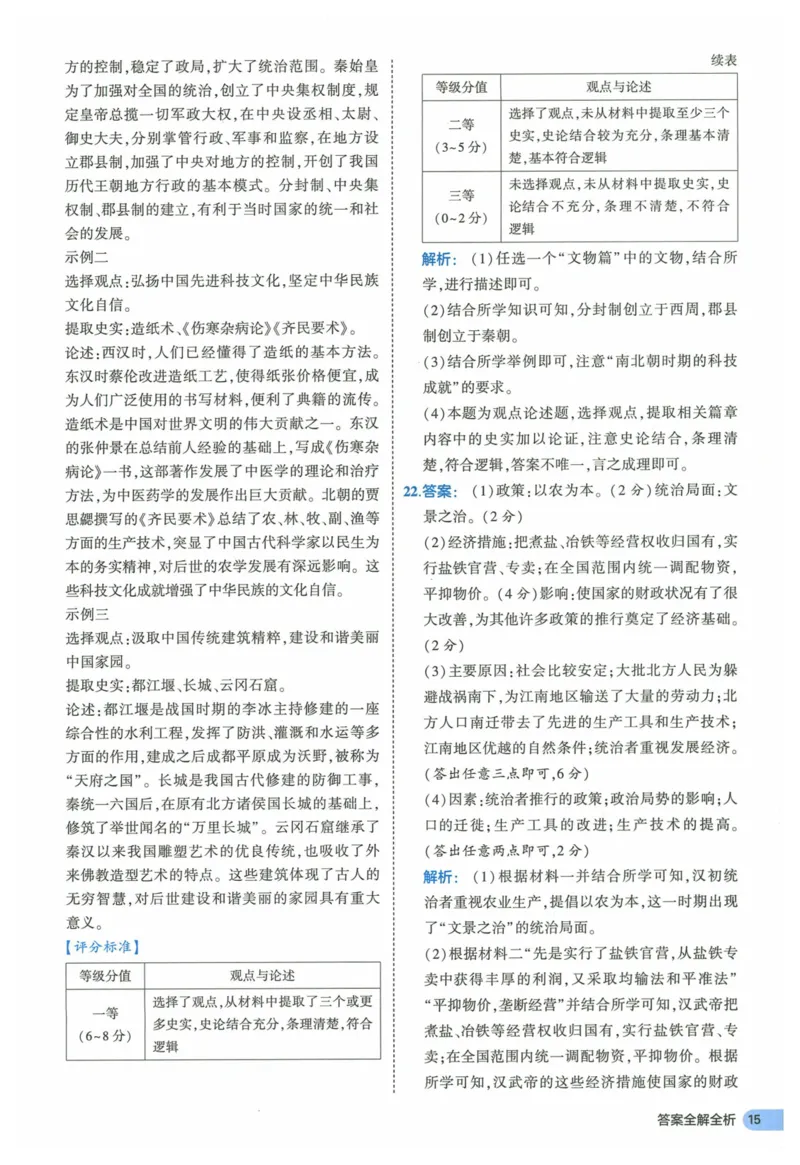 2025《53全优卷》历史7上(RJ)答案_1、初中学习资料_24秋试卷_（41205）期末冲刺2025《53全优卷》小四门7上(人教)_2025《53全优卷》历史7上(RJ)