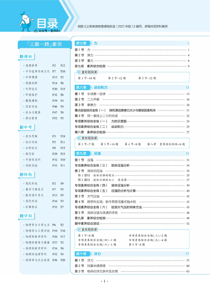 2025《5.3同步练习&bull;全练讲评去答案》物理八下(人教)_1、初中学习资料_24秋试卷_2025版《53&bull;初中同步》上册全科_53初中同步下册25春_2025《5.3同步练习&bull;同步全练讲评》物理下册