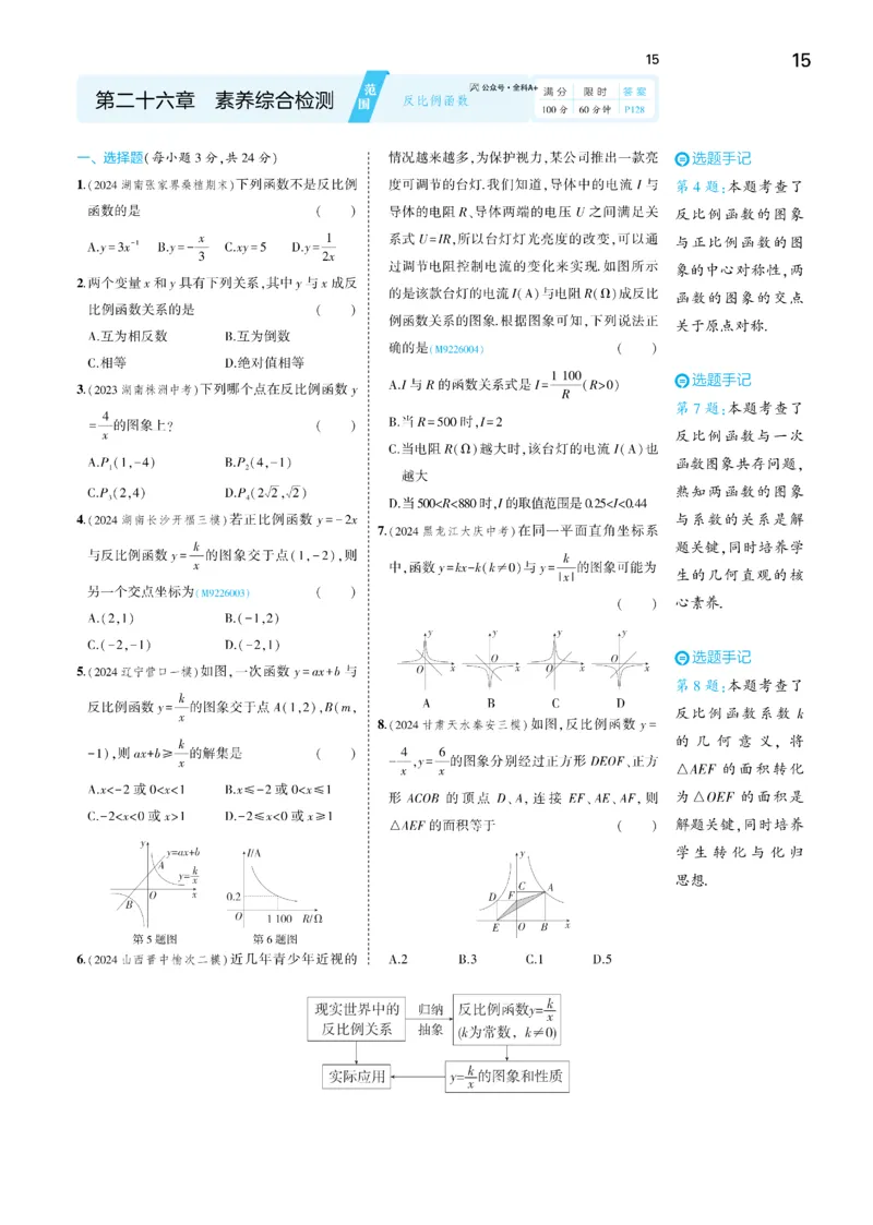 2025《5.3同步练习&bull;全练去答案》数学九下(人教)_1、初中学习资料_24秋试卷_2025版《53&bull;初中同步》上册全科_53初中同步下册25春_2025《53同步练习&bull;全练》初中数学789年级下(人教+北师)讲评