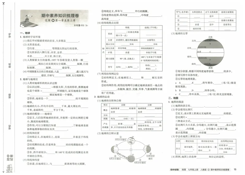 2025《53初中试卷》地理7上(人教版)_1、初中学习资料_24秋试卷_202553系列初中789年级上册《53初中试卷》大全套_2025《53初中试卷》7年级上册七科