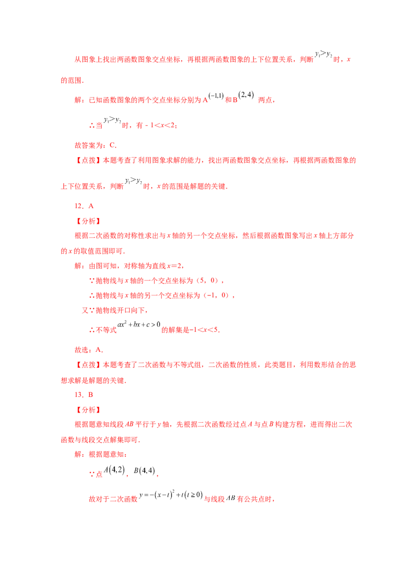 22.29二次函数与一元二次方程（基础篇）（人教版）_1、初中学习资料_4-2、数学_4-2-5、初三数学上册_人教数学九年级上课时练习（243份）_同步练习（第2套含答案）（共36份）
