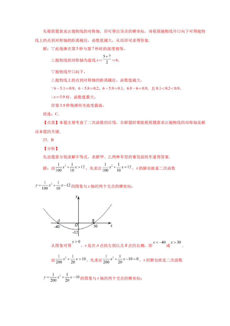 22.34实际问题与二次函数（巩固篇）（人教版）_1、初中学习资料_4-2、数学_4-2-5、初三数学上册_人教数学九年级上课时练习（243份）_同步练习（第2套含答案）（共36份）