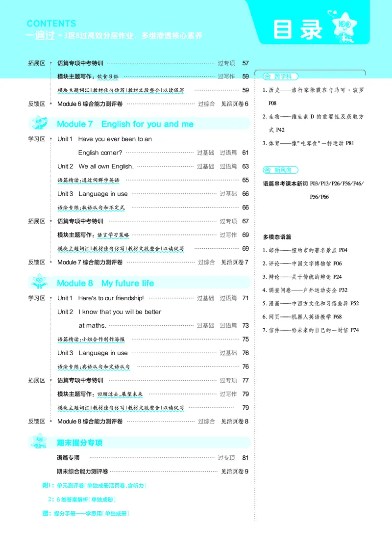 2025版一遍过英语外研版9年级下册_1、初中学习资料_24秋试卷_2025春季初中《一遍过》下册_2025版一遍过英语外研版_2025版一遍过英语外研版9年级下册