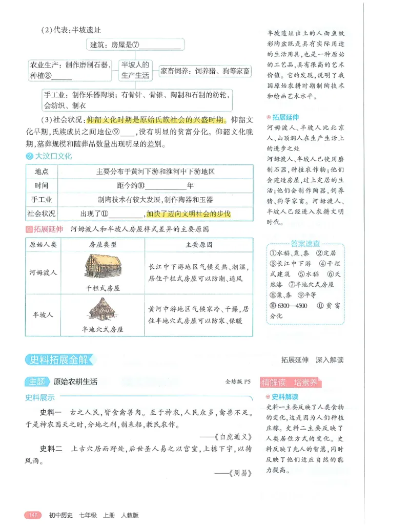 53-初中同步-7上-历史人教版全解版_1、初中学习资料_24秋试卷_2025版《53&bull;初中同步》上册全科