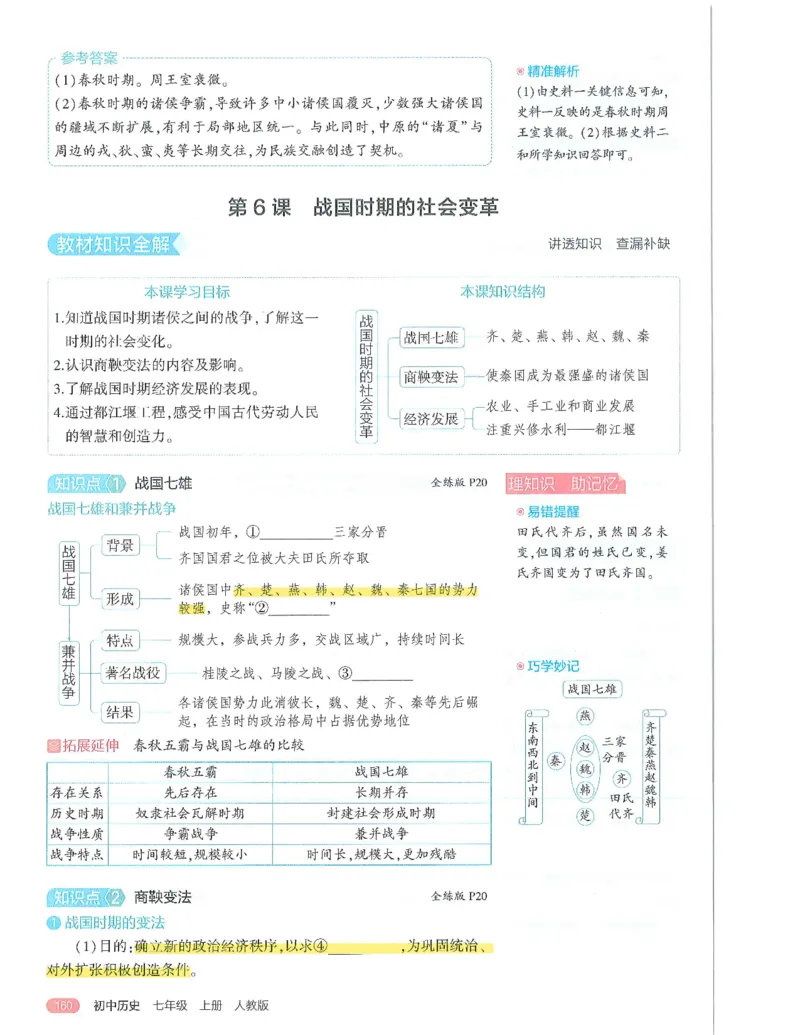 53-初中同步-7上-历史人教版全解版_1、初中学习资料_24秋试卷_2025版《53&bull;初中同步》上册全科