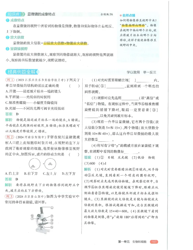 53-初中同步-7上-生物人教版全解版_1、初中学习资料_24秋试卷_2025版《53&bull;初中同步》上册全科