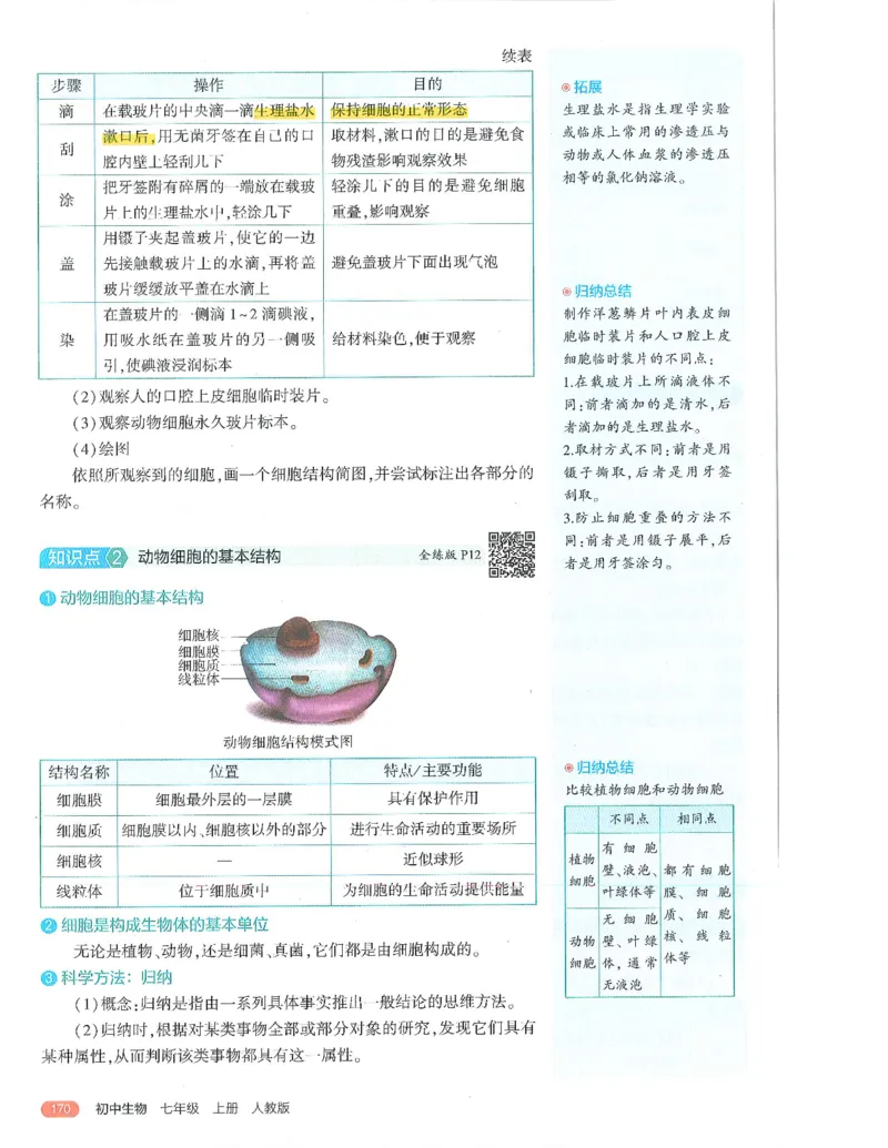 53-初中同步-7上-生物人教版全解版_1、初中学习资料_24秋试卷_2025版《53&bull;初中同步》上册全科
