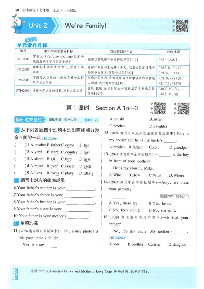 53-初中同步-7上-英语人教版全练版_1、初中学习资料_24秋试卷_2025版《53&bull;初中同步》上册全科