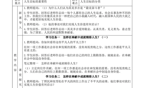 4.13.2在奉献中成就精彩人生_1、初中学习资料_2024秋改版_七上最新版道德课件_教案