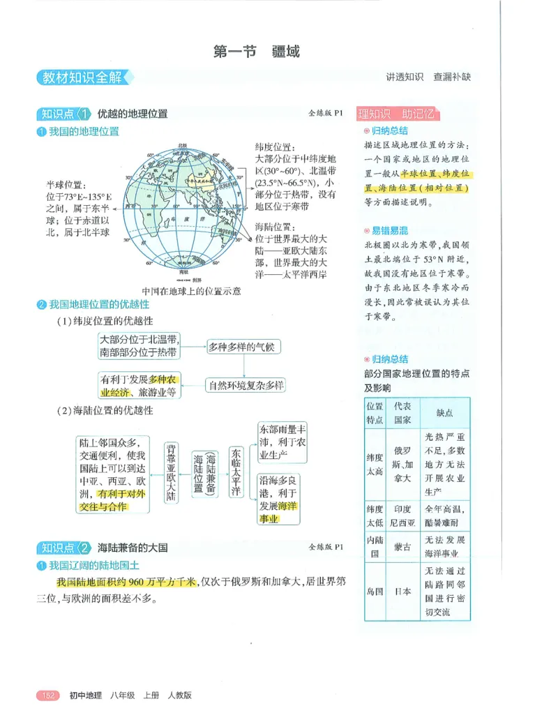 53-初中同步-8上-地理人教版全解版_1、初中学习资料_24秋试卷_2025版《53&bull;初中同步》上册全科