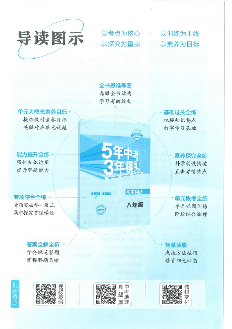 53-初中同步-8上-地理人教版全练版_1、初中学习资料_24秋试卷_2025版《53&bull;初中同步》上册全科