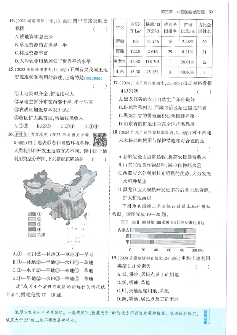 53-初中同步-8上-地理人教版全练版_1、初中学习资料_24秋试卷_2025版《53&bull;初中同步》上册全科