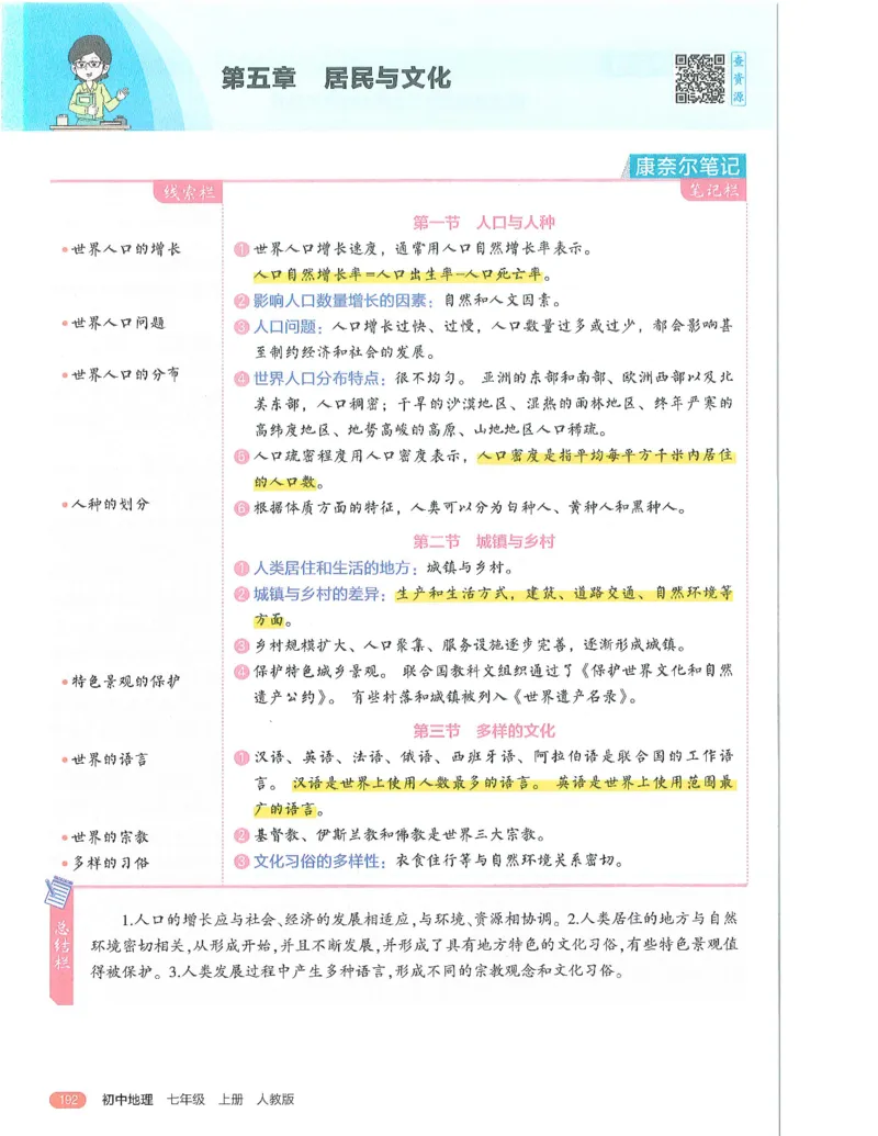 53-初中同步-7上-地理人教版全解版_1、初中学习资料_24秋试卷_2025版《53&bull;初中同步》上册全科