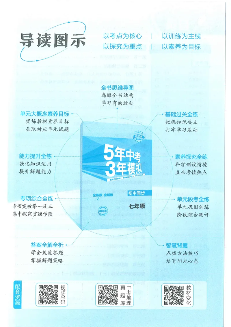 53-初中同步-7上-地理人教版全练版_1、初中学习资料_24秋试卷_2025版《53&bull;初中同步》上册全科