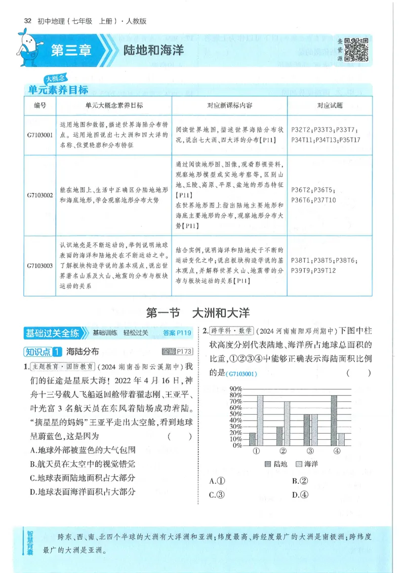 53-初中同步-7上-地理人教版全练版_1、初中学习资料_24秋试卷_2025版《53&bull;初中同步》上册全科