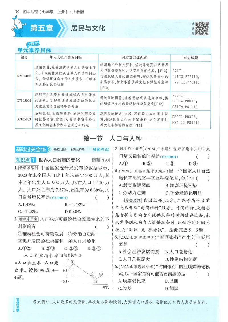 53-初中同步-7上-地理人教版全练版_1、初中学习资料_24秋试卷_2025版《53&bull;初中同步》上册全科