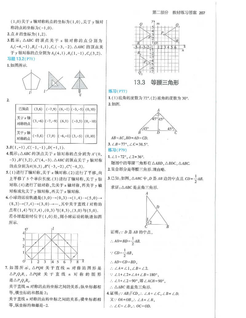 53-初中同步-8上-数学人教版答案_1、初中学习资料_24秋试卷_2025版《53&bull;初中同步》上册全科