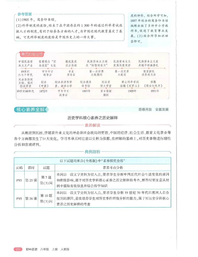 53-初中同步-8上-历史人教版全解版_1、初中学习资料_24秋试卷_2025版《53&bull;初中同步》上册全科