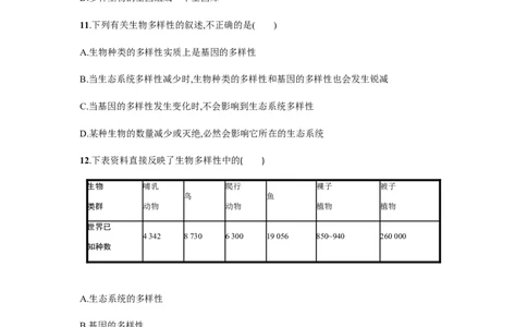 6.2_1、初中学习资料_4-6、生物_4-6-3、初二生物上册_1、同步练习（50份）_赠送课后练习+测试卷25份_人教版生物八年级上册第6单元课后练习+测试卷（5份打包）