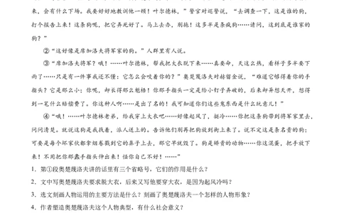 6变色龙_1、初中学习资料_4-1、语文_4-1-6、初三语文下册_部编语文九年级下课时练习（024份）