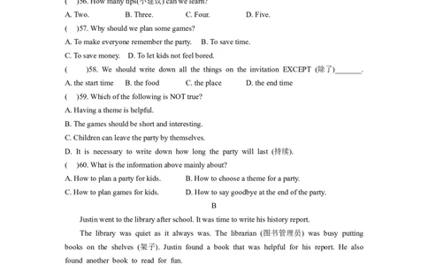 unit10单元测试3含答案_1、初中学习资料_4-3、英语_4-3-3、初二英语上册_人教英语八年级上单元试卷（120份）_单元测试卷版式5