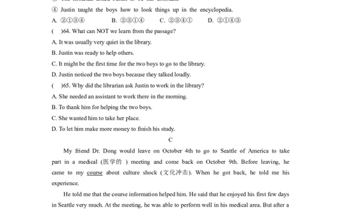 unit10单元测试3含答案_1、初中学习资料_4-3、英语_4-3-3、初二英语上册_人教英语八年级上单元试卷（120份）_单元测试卷版式5