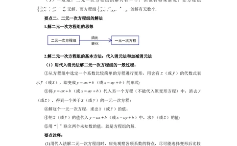 8.6《二元一次方程组》章末复习（基础巩固）-2020-2021学年七年级数学下册要点突破与同步训练（人教版）(27700993)_1、初中学习资料_4-2、数学_4-2-2、初一数学下册