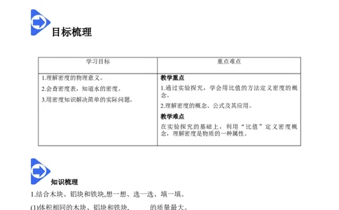6.2密度（原卷版）_1、初中学习资料_4-4、物理_4-4-3、初二物理上册_2023更新_八年级物理上册同步课堂练习帮帮帮（精品推荐）