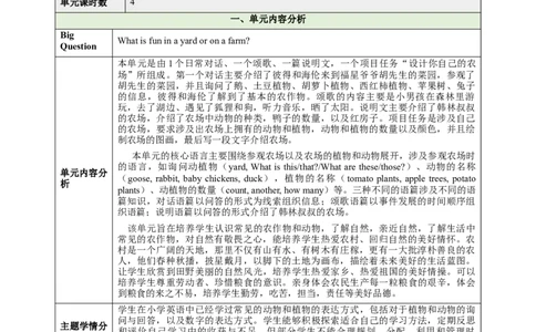 StarterUnit3Welcome（大单元教学设计）_1、初中学习资料_4-3、英语_4-3-1、初一英语上册_24秋人教七上_4.教案