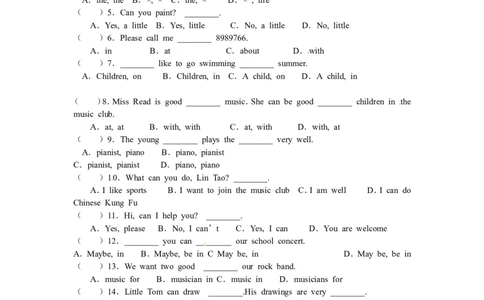 Unit1SectionB(3a-self-check)_1、初中学习资料_4-3、英语_4-3-2、初一英语下册_人教英语七年级下课时练习（072份）_同步练习1_Unit1Canyouplaytheguitar（含答案，4份）