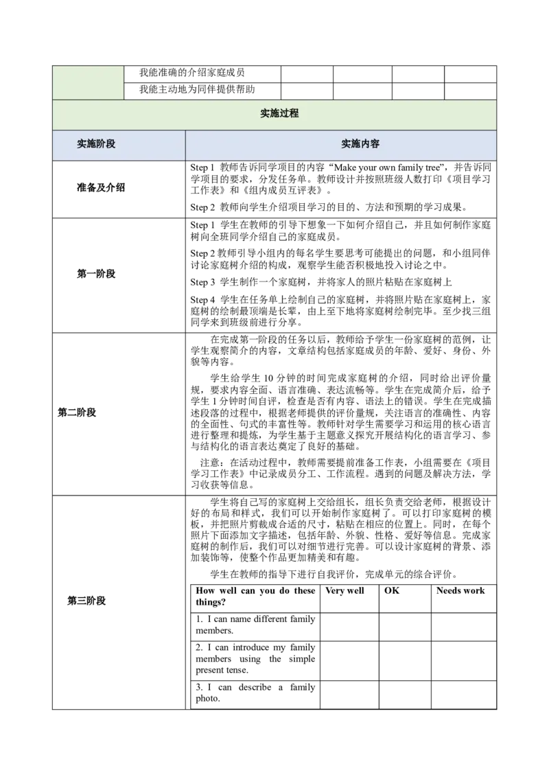 Unit2We'reFamily（大单元教学设计）_1、初中学习资料_2024秋改版_人教七上英语课件_4.教案