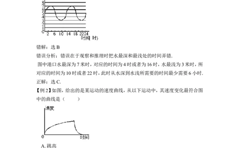 《变量之间的关系》错例剖析_1、初中学习资料_4-2、数学_北师大版_北师大版初中数学7下_北师大版初中数学7下_七年级下学期数学北师大单元测试_第三章变量之间的关系