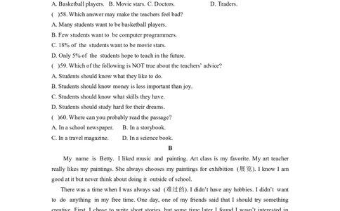 unit6单元测试3含答案_1、初中学习资料_4-3、英语_4-3-3、初二英语上册_人教英语八年级上单元试卷（120份）_单元测试卷版式5