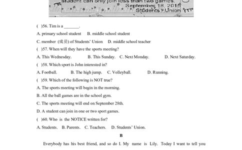 unit3单元测试3含答案_1、初中学习资料_4-3、英语_4-3-3、初二英语上册_人教英语八年级上单元试卷（120份）_单元测试卷版式5