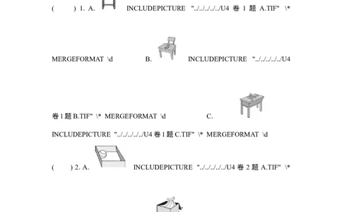 Unit4单元过关卷_1、初中学习资料_4-3、英语_4-3-1、初一英语上册_人教英语七年级上单元试卷（092份）_新增单元试卷_Unit4Wheresmyschoolbag？