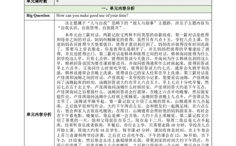 Unit6ADayinthelife（大单元教学设计）_1、初中学习资料_2024秋改版_人教七上英语课件_4.教案
