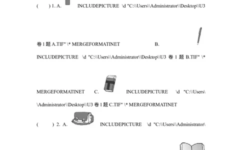 Unit3单元过关卷_1、初中学习资料_4-3、英语_4-3-1、初一英语上册_2024更新_单元测试卷_Unit3Isthisyourpencil？