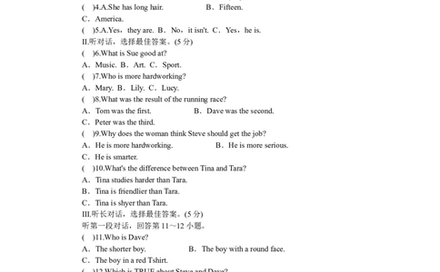 unit3单元测试1含答案_1、初中学习资料_4-3、英语_4-3-3、初二英语上册_人教英语八年级上单元试卷（120份）_单元测试卷版式5