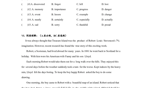 Unit7SectionA(3a-4c)分层练习设计_1、初中学习资料_4-3、英语_4-3-5、初三英语全册_人教英语九年级全册课时练习（070份）