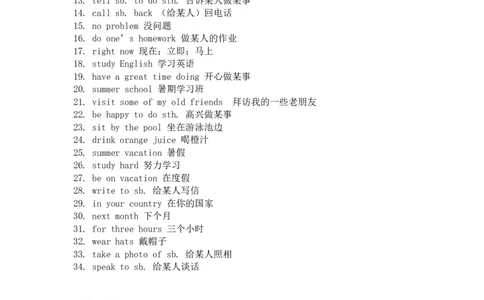 七年级英语下册Unit7重点知识汇总_1、初中学习资料_4-3、英语_4-3-2、初一英语下册_知识点总结