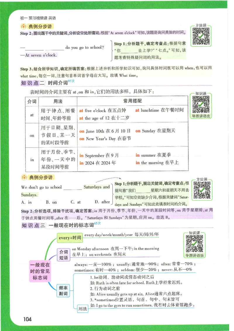 万唯新初一习题_1、初中学习资料_2024秋改版_人教七上英语课件_练习题
